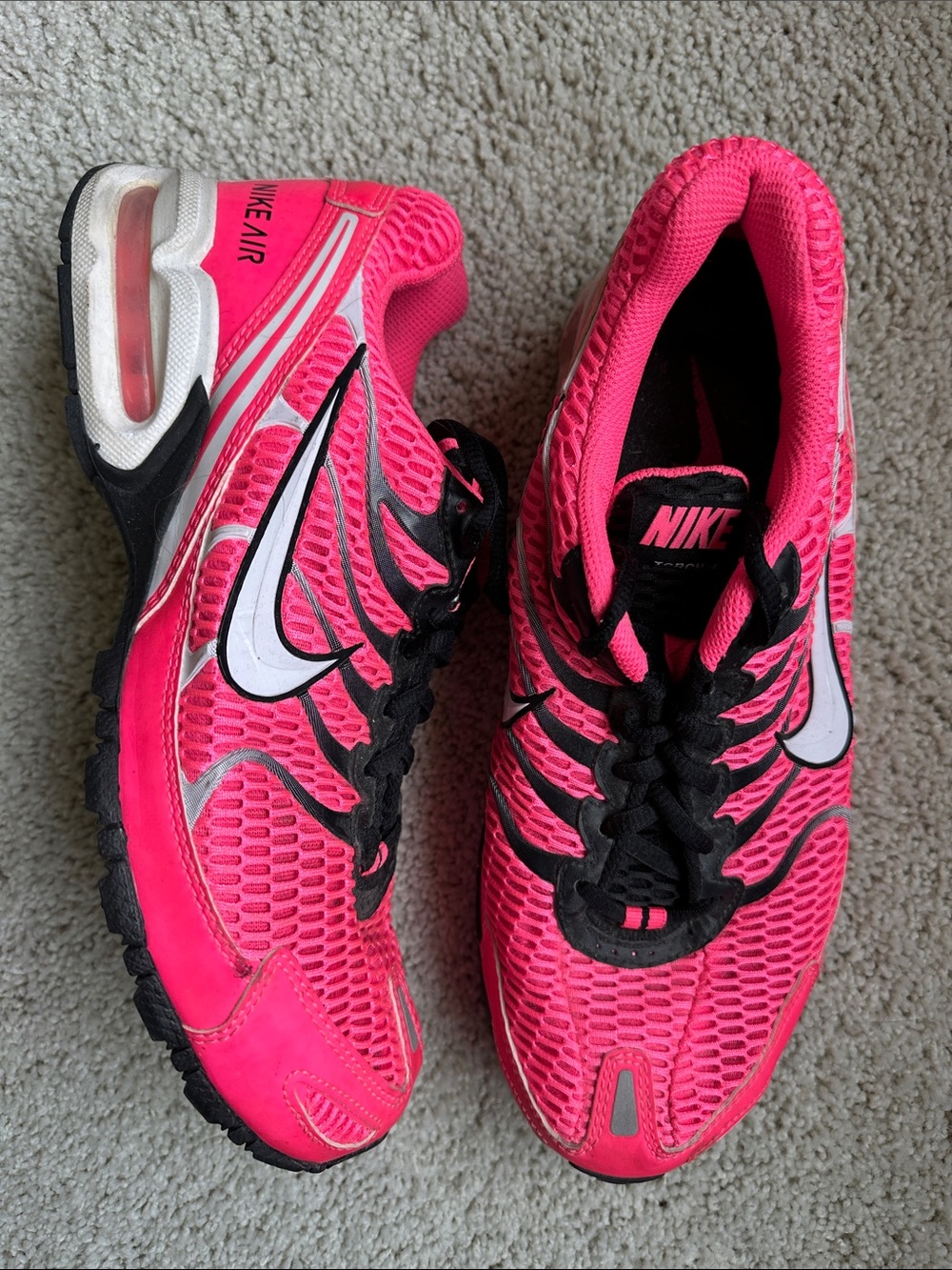 Nike Air Max Torch 4 Women's Digital Pink Running Shoes Size 9.5 343851-610